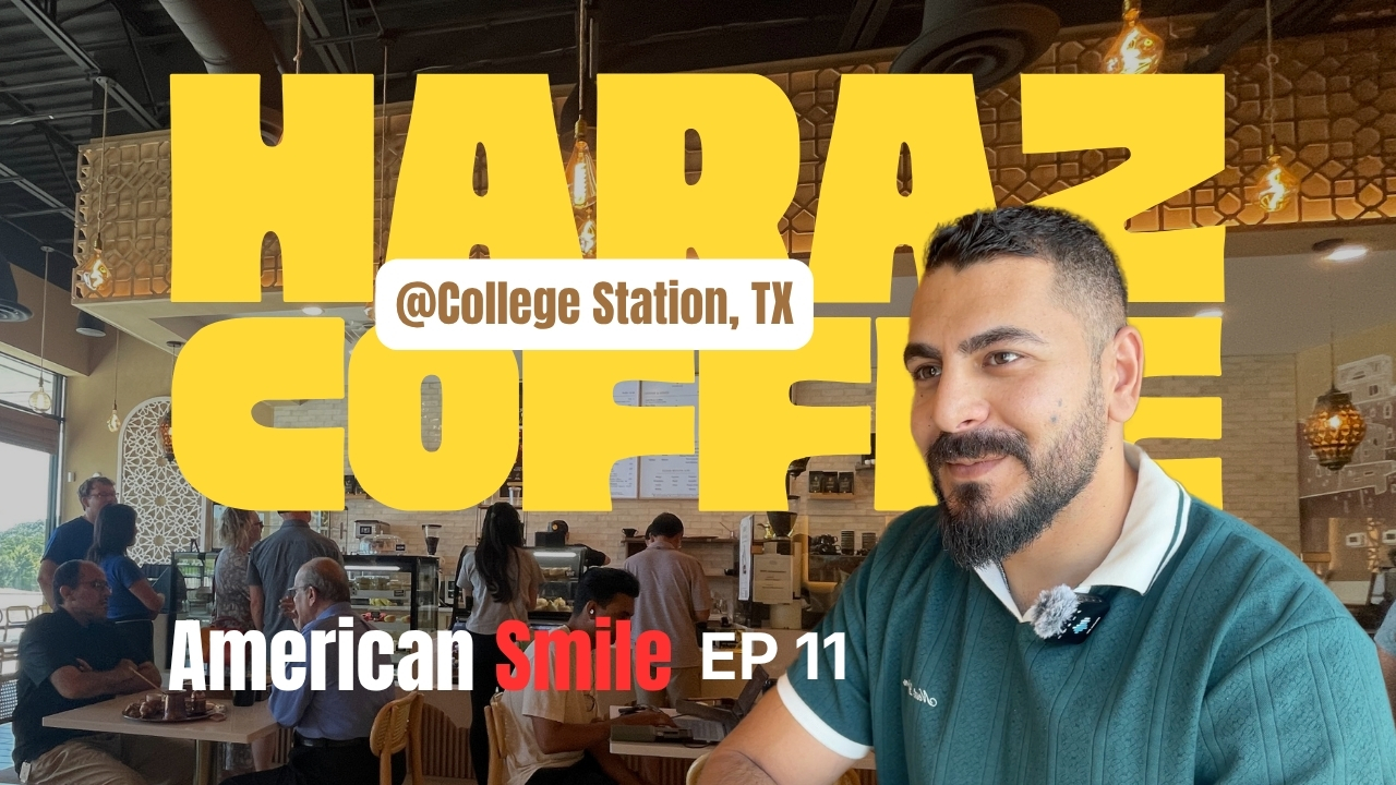 Steve, owner of Haraz Coffee House in College Station, Texas
